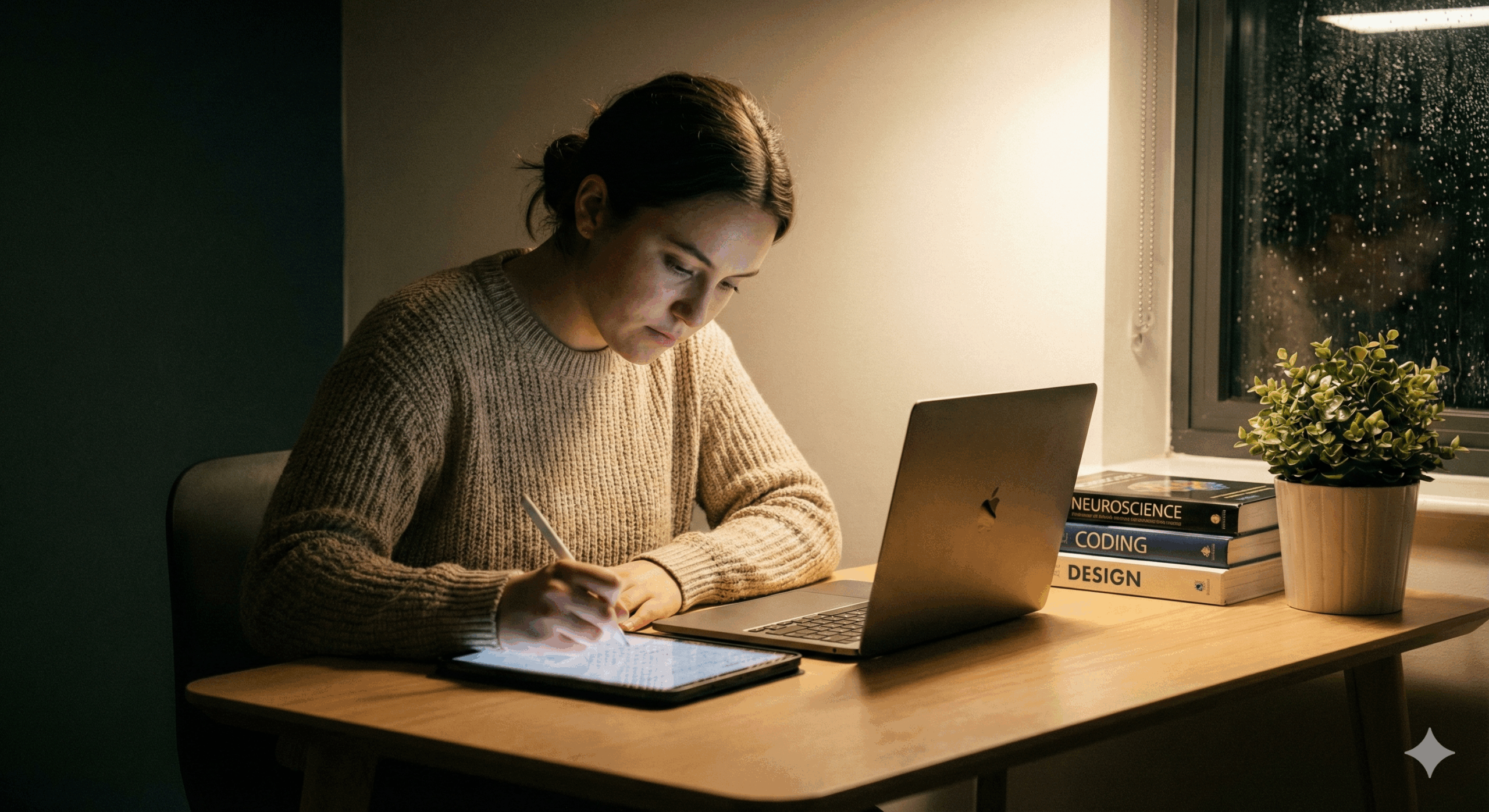 Student învățând